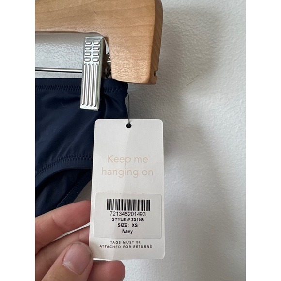 Lively Bikini Bottom – Navy Blue – Size XS – NWT - Picture 3 of 4